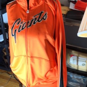 Giants long sleeve sweatshirts zip up XL